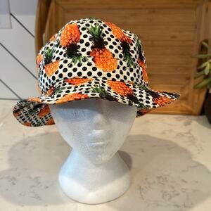 Original Chuck Pineapple tropical bucket hat summer vacation beach surfing OS